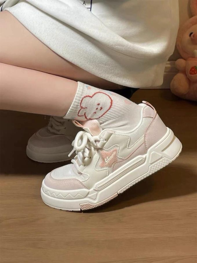中帮 系带 魔术贴 皮革
