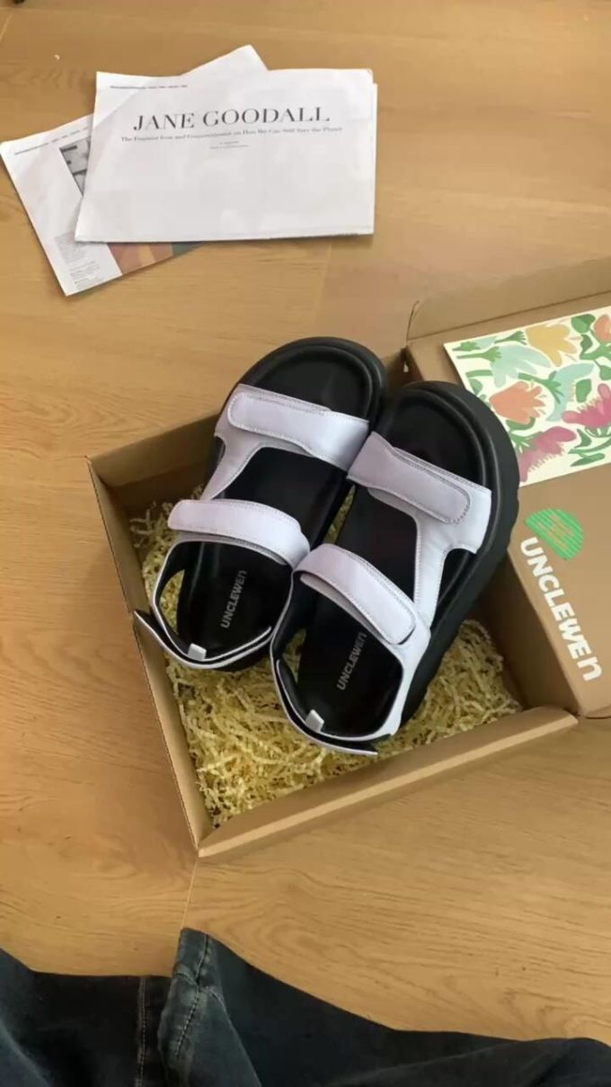 无帮 魔术贴 皮革 