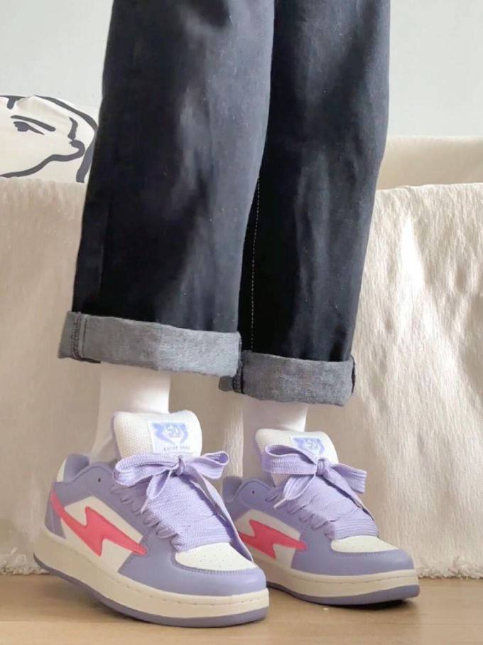 低帮 系带 皮革 