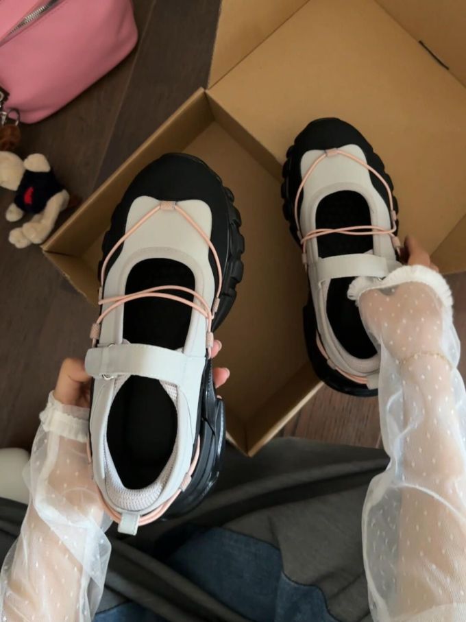 圆头 袢扣 中口鞋 皮革 