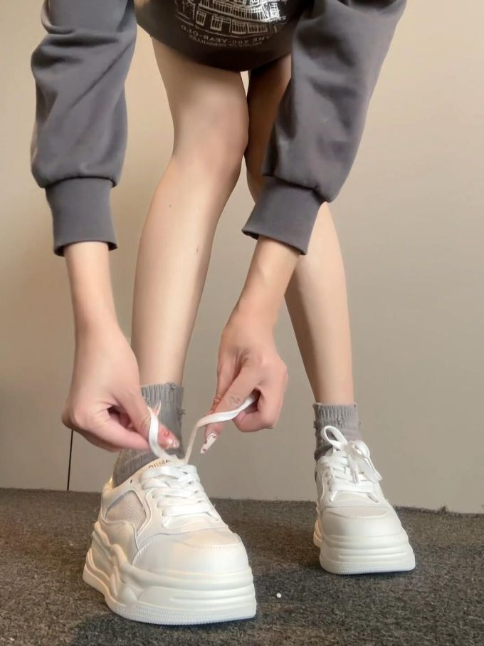 低帮 系带 皮革 