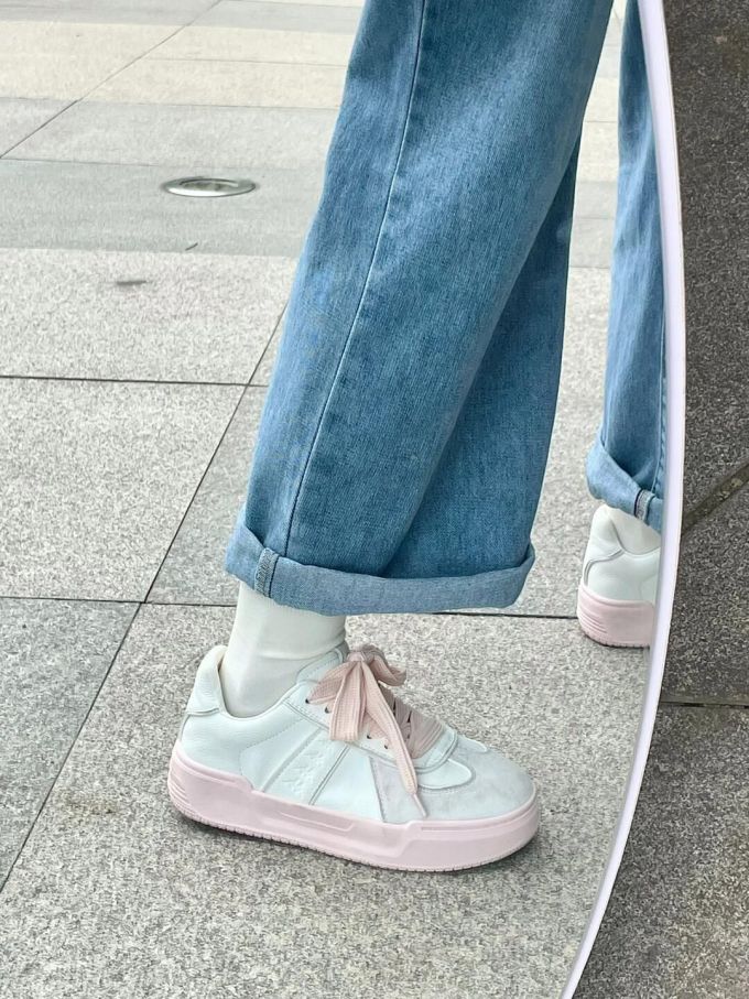 低帮 系带 皮革 