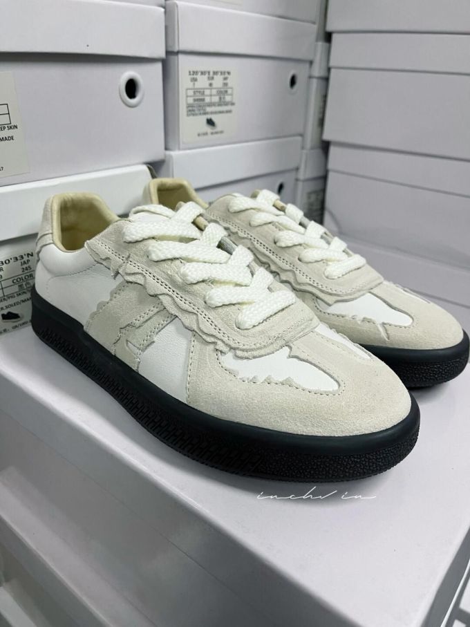 低帮 系带 皮革 