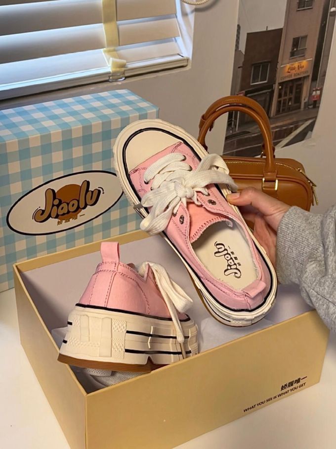 低帮 系带 布面 