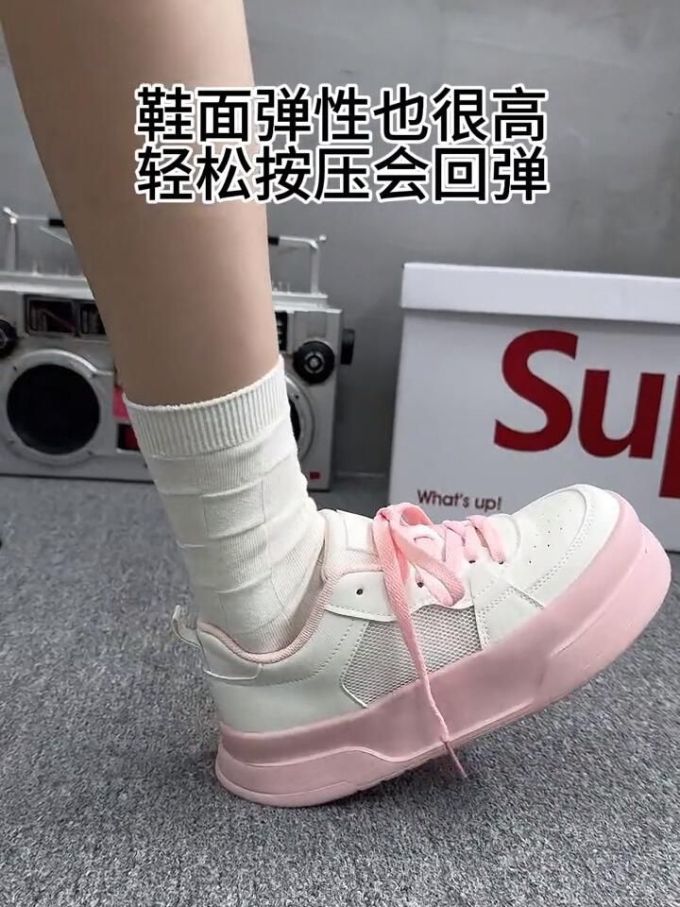 低帮 系带 魔术贴 皮革
