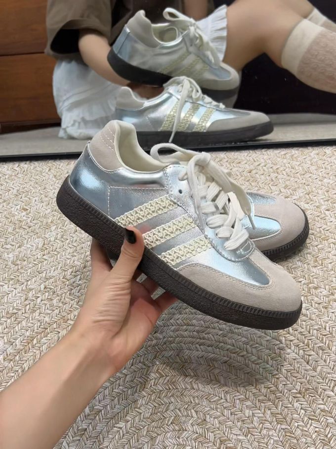 低帮 系带 皮革 