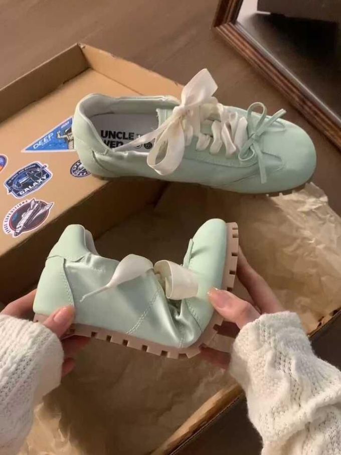 低帮 系带 皮革 