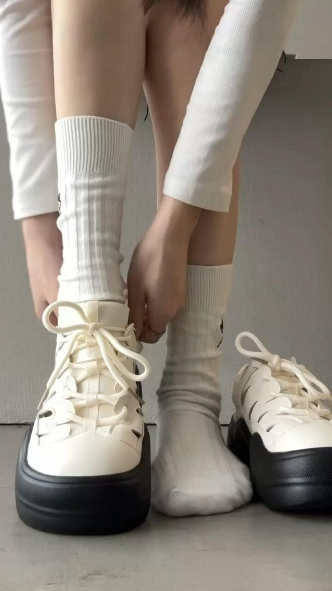 高帮 皮革 