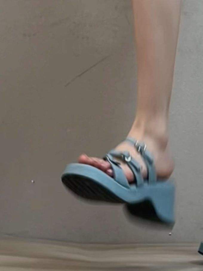 粗跟 无帮 