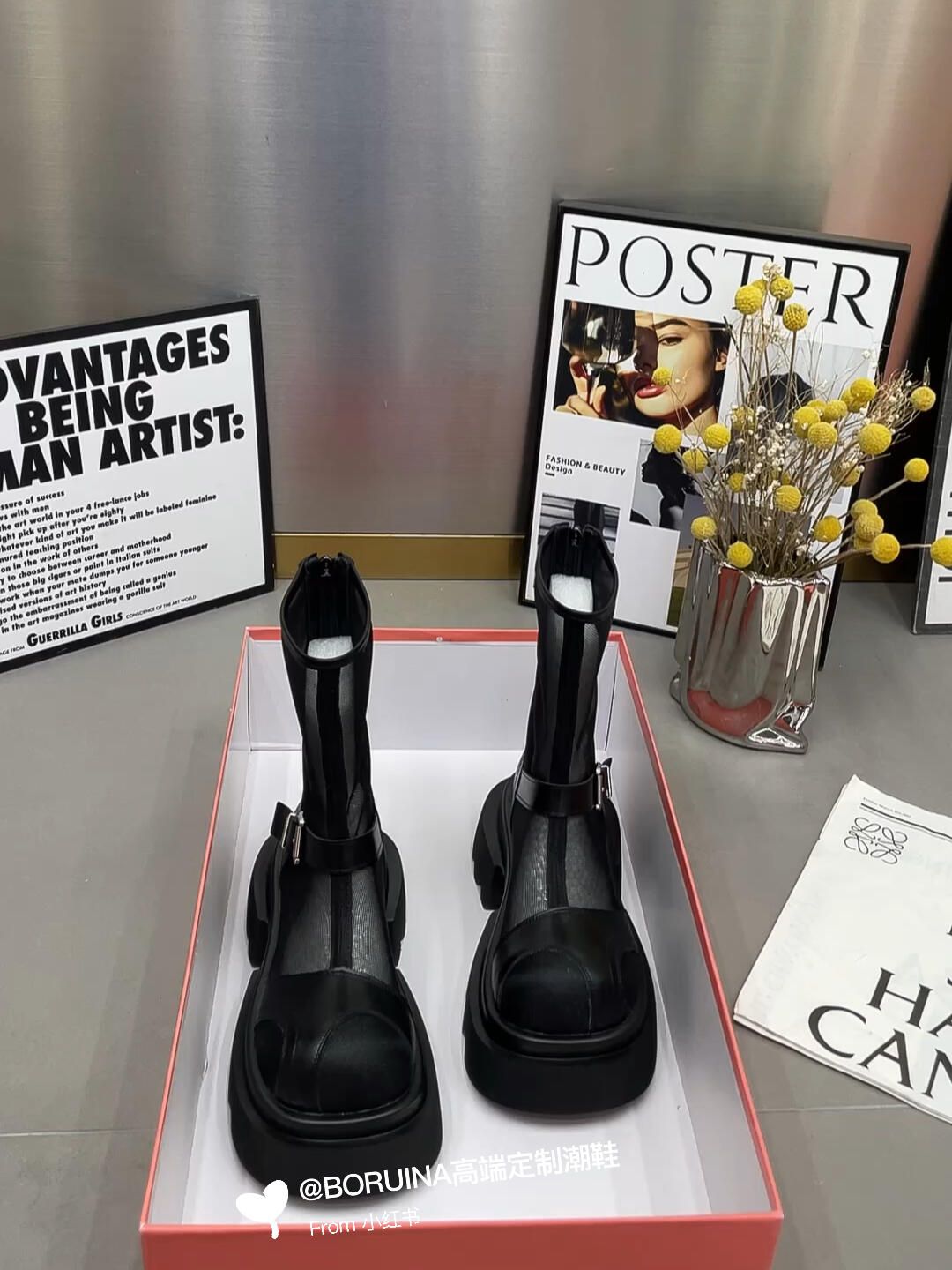 方头 皮革  - VALI鞋履AI设计主图