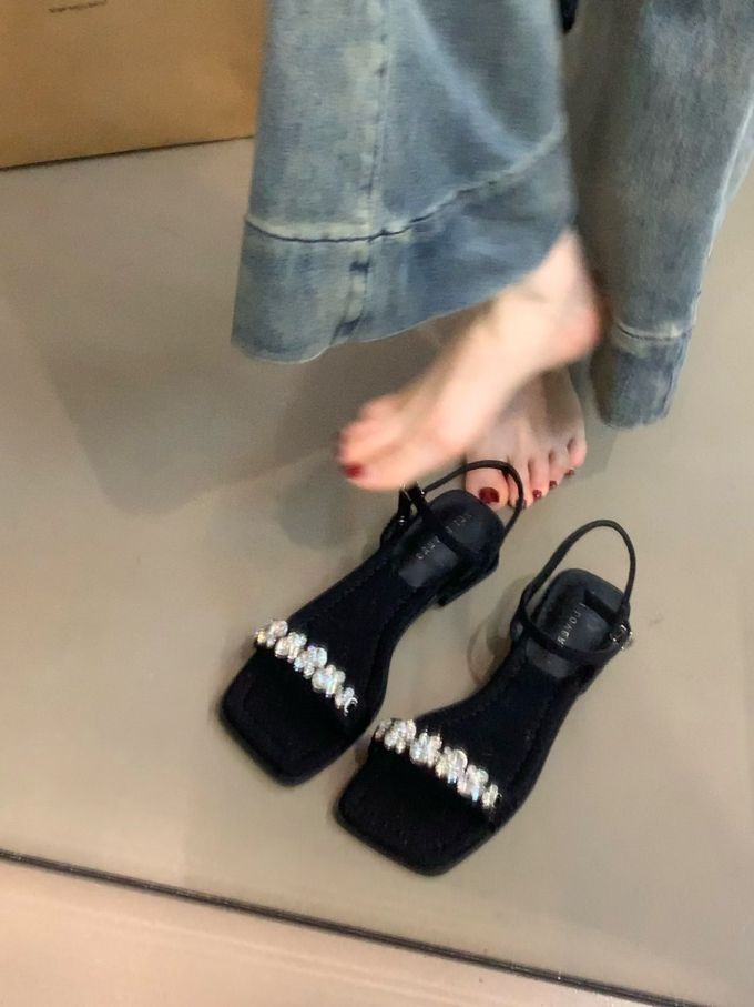 无帮 袢扣 皮革 