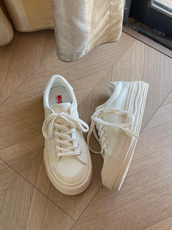 低帮 系带 网纱 
