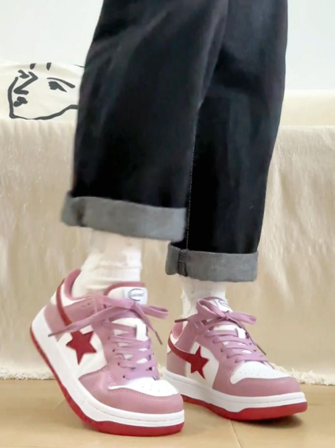 低帮 系带 皮革 