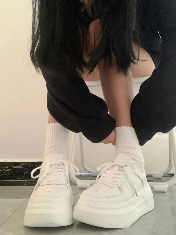 低帮 系带 皮革 