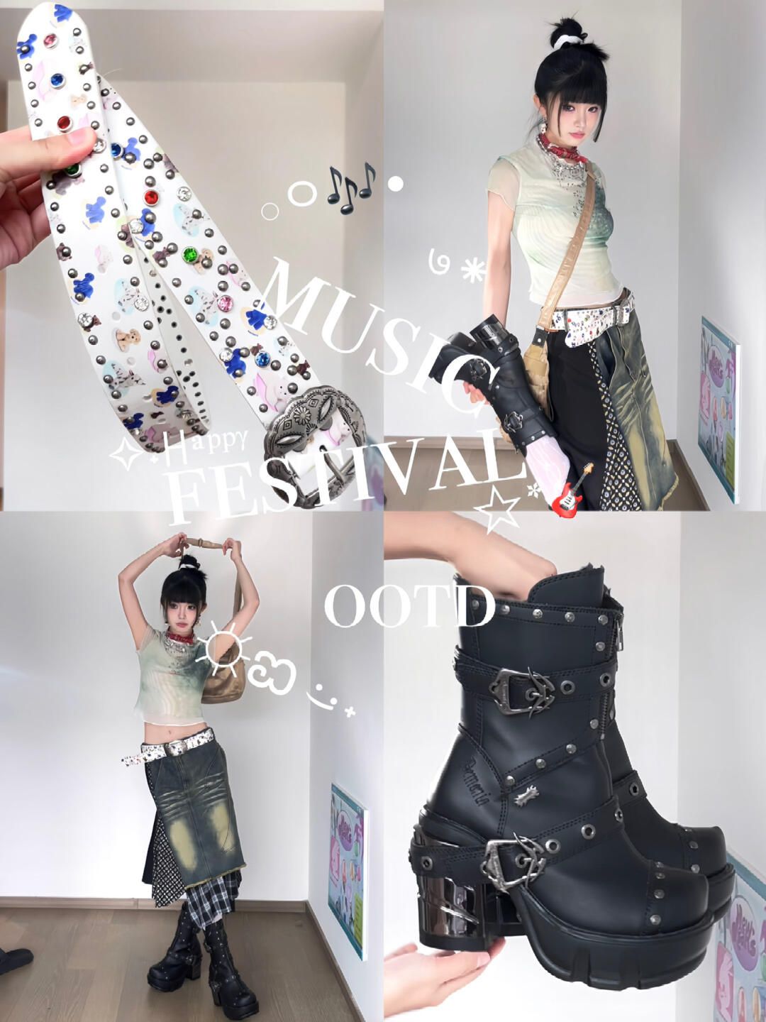 粗跟 圆头 袢扣 皮革  - VALI鞋履AI设计主图