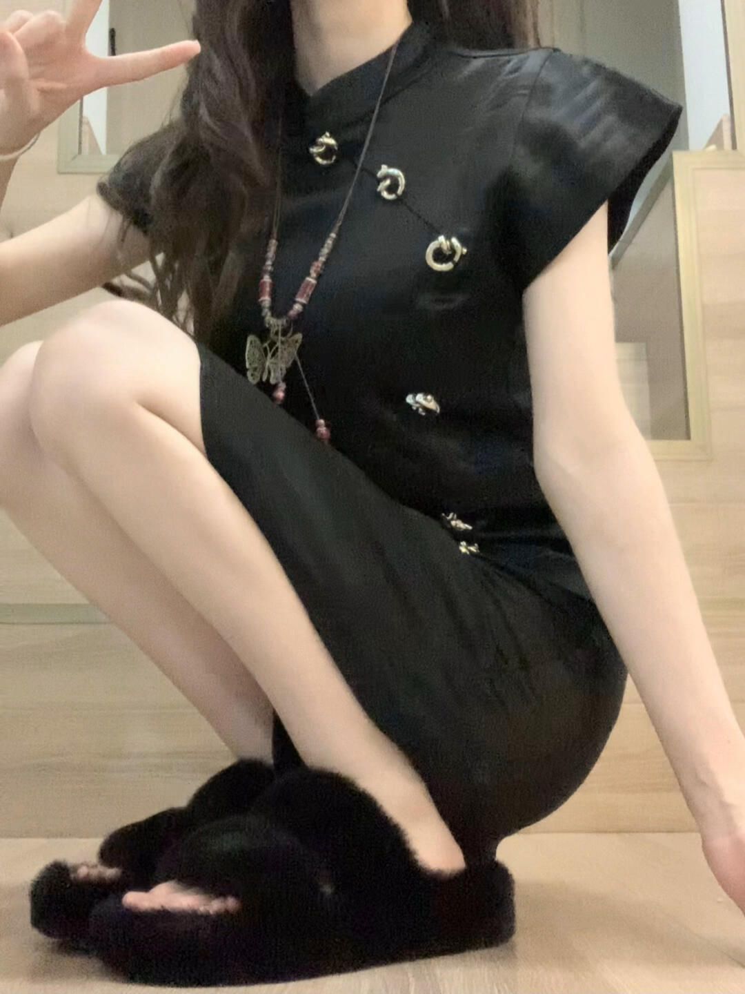 S型 海盗黑 新中式  - VALI鞋履AI设计主图