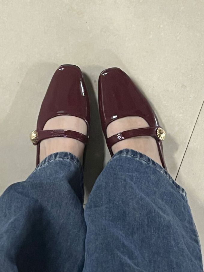 袢扣 中口鞋 皮革 