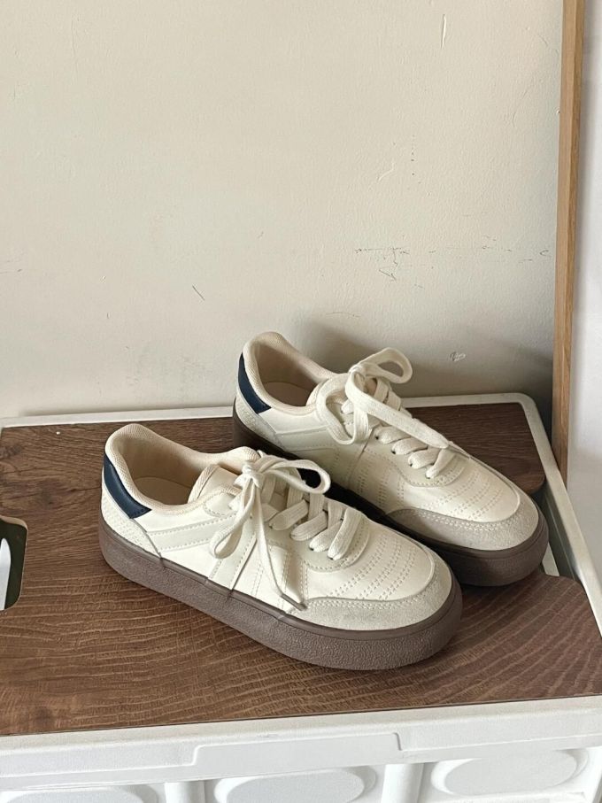 低帮 系带 布面 