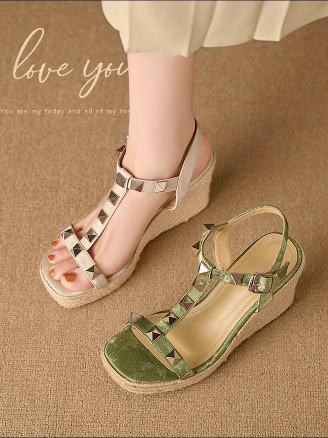 无帮 袢扣 皮革  - VALI鞋履AI设计主图