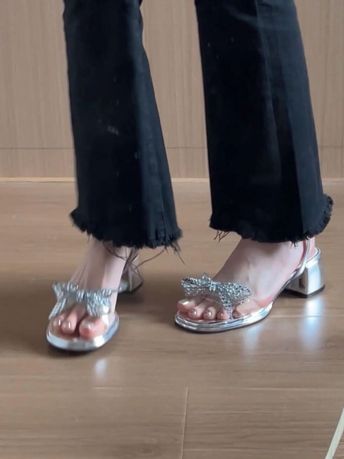 中跟 粗跟 无帮 