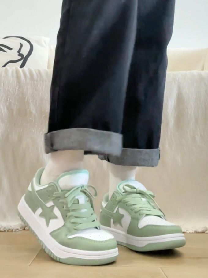 低帮 系带 皮革 