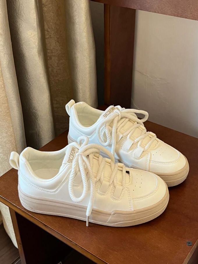 低帮 系带 魔术贴 皮革 
