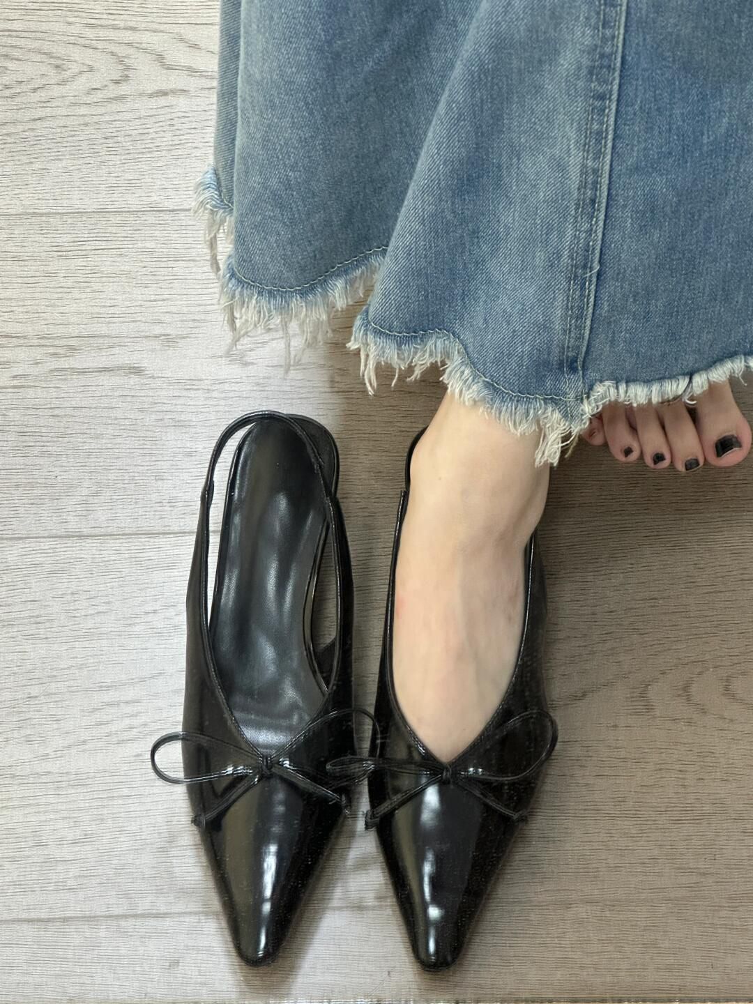 尖头 一脚蹬 浅口鞋 皮革  - VALI鞋履AI设计主图