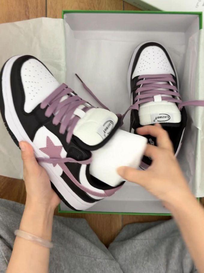 低帮 系带 魔术贴 皮革 