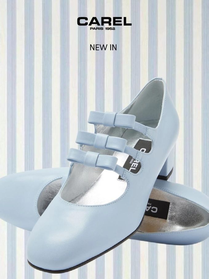 厚底 圆头 深口鞋 皮革 魔术贴 