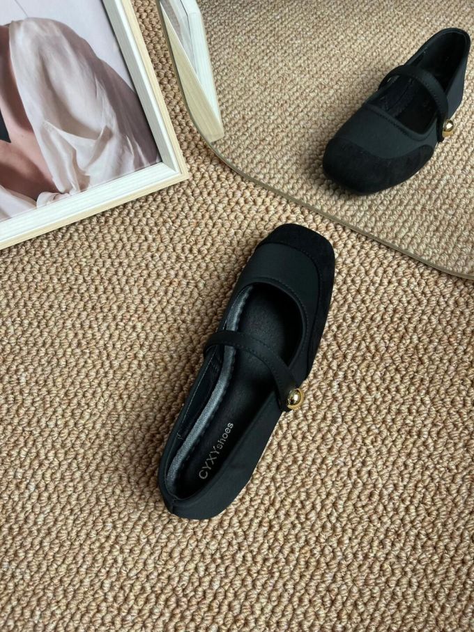 方头 袢扣 中口鞋 皮革 