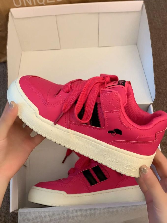 低帮 系带 魔术贴 皮革 
