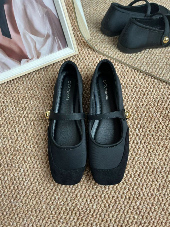 袢扣 中口鞋 皮革 