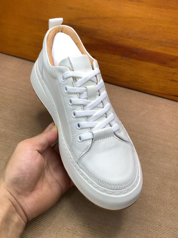 低帮 系带 皮革 