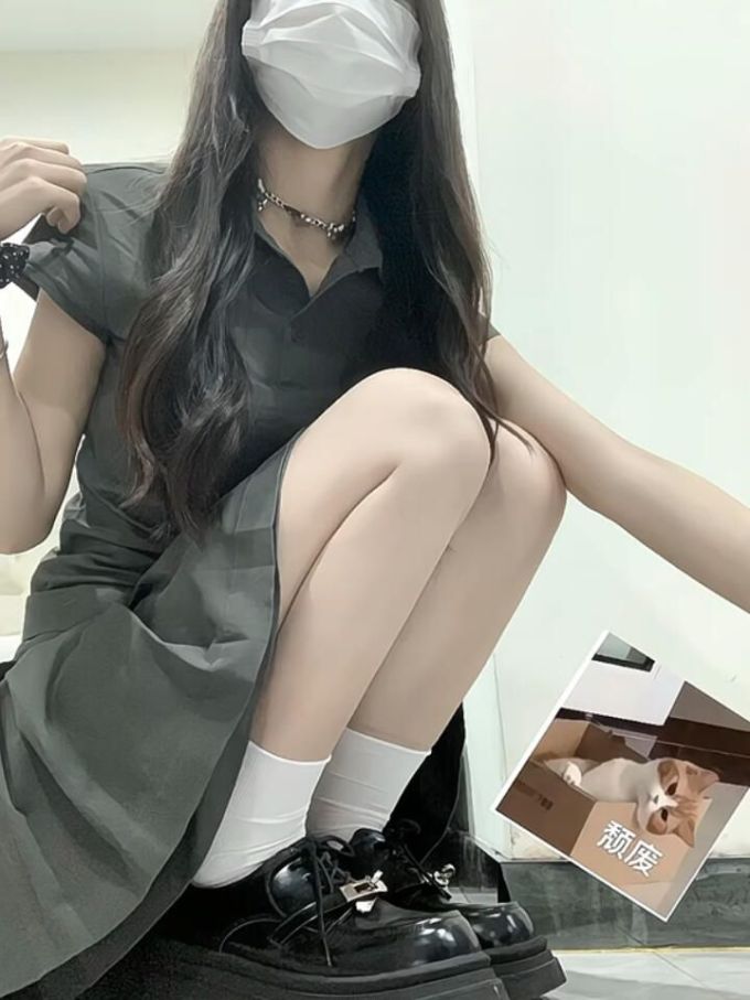 棉麻 V领 无袖 海盗黑 背包绿 青铜色 ABG辣妹 辣妹 