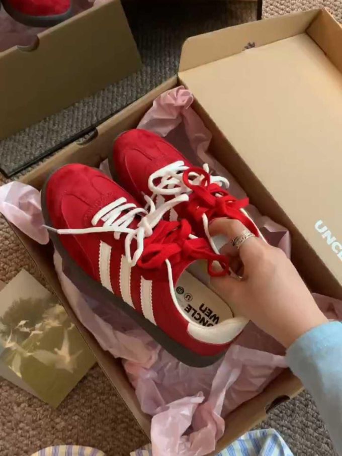 低帮 系带 皮革 