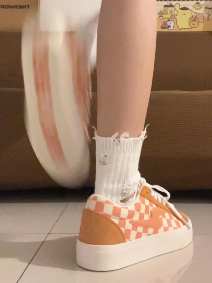 低帮 系带 布面 