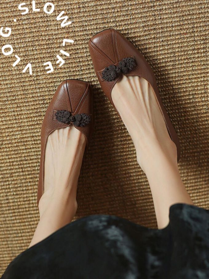 方头 低帮 中口鞋