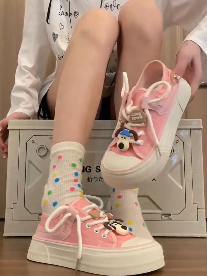 低帮 系带 布面  - VALI鞋履AI设计主图