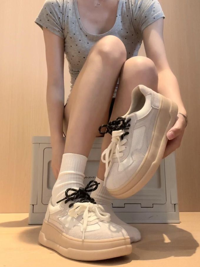 低帮 系带 皮革 