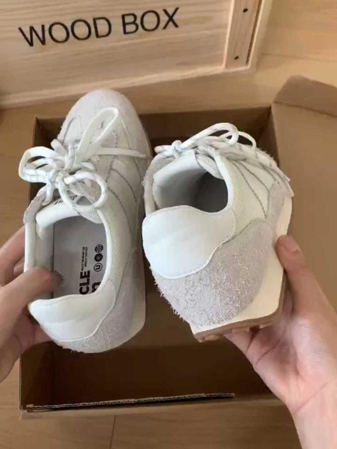 低帮 系带 皮革 
