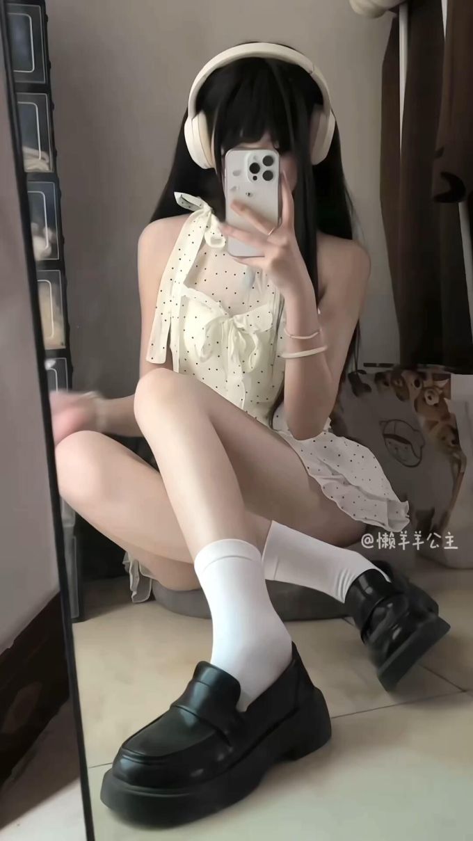 雪纺 立领 短袖 波点 打结-扭结 天鹅白 香草冰淇淋色 燕麦色 甜美 