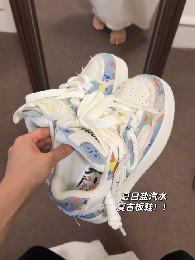 低帮 系带 魔术贴 