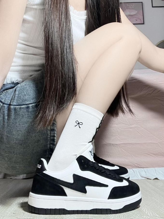 低帮 系带 皮革