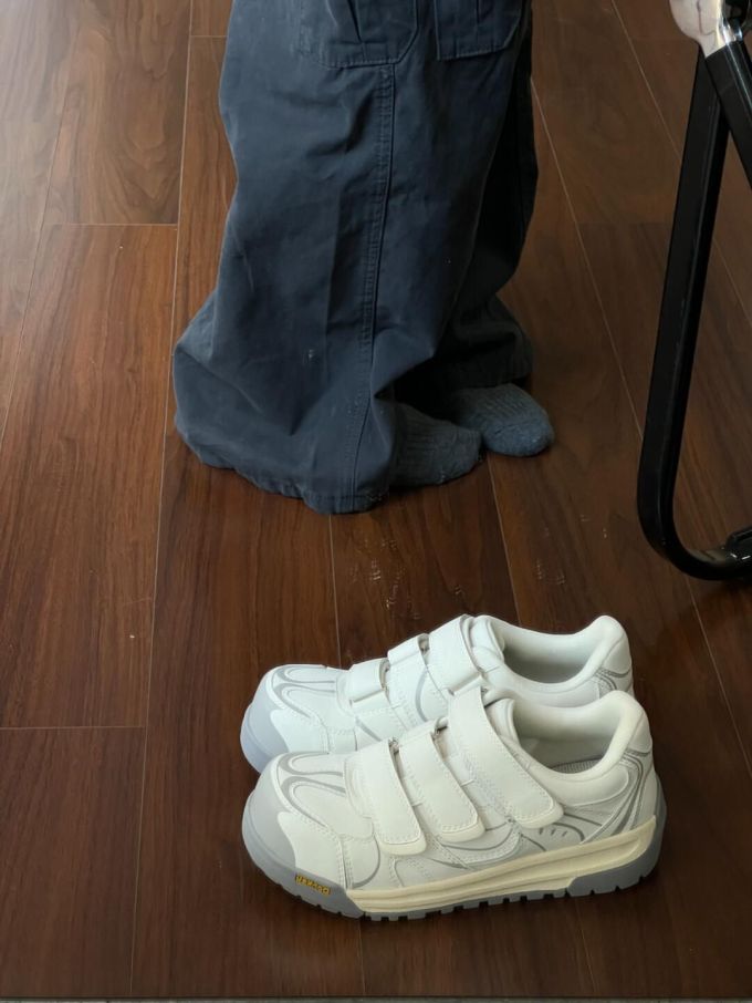 低帮 魔术贴 皮革 