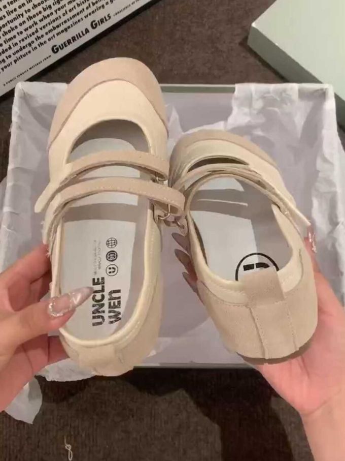 圆头 低帮 中口鞋 皮革 