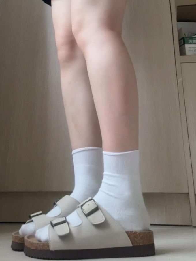 无帮 袢扣 皮革 
