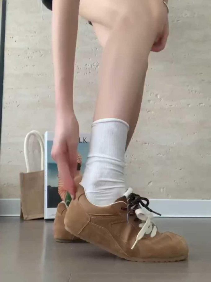 低帮 系带 皮革 