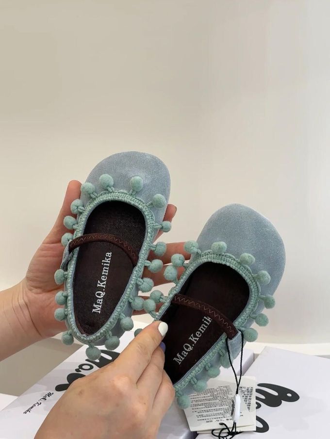 圆头 浅口鞋 皮革 