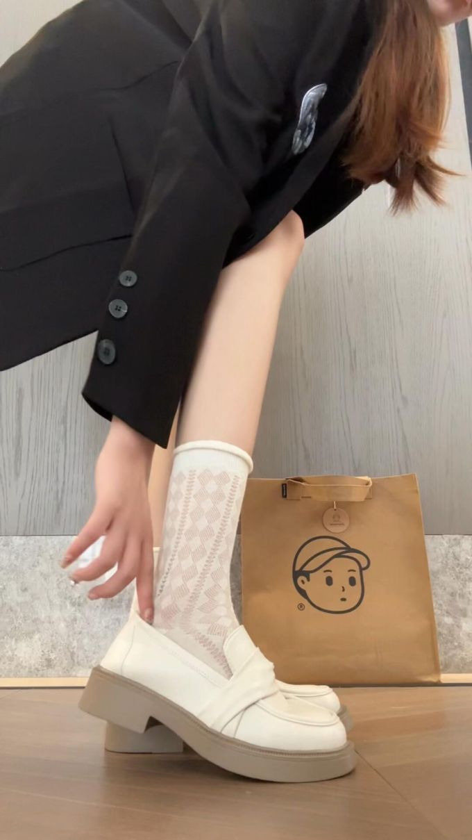 厚底 圆头 高帮 深口鞋 