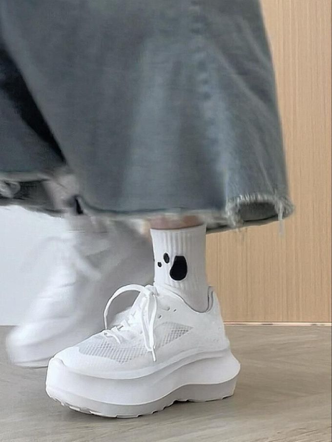 低帮 系带 网面 